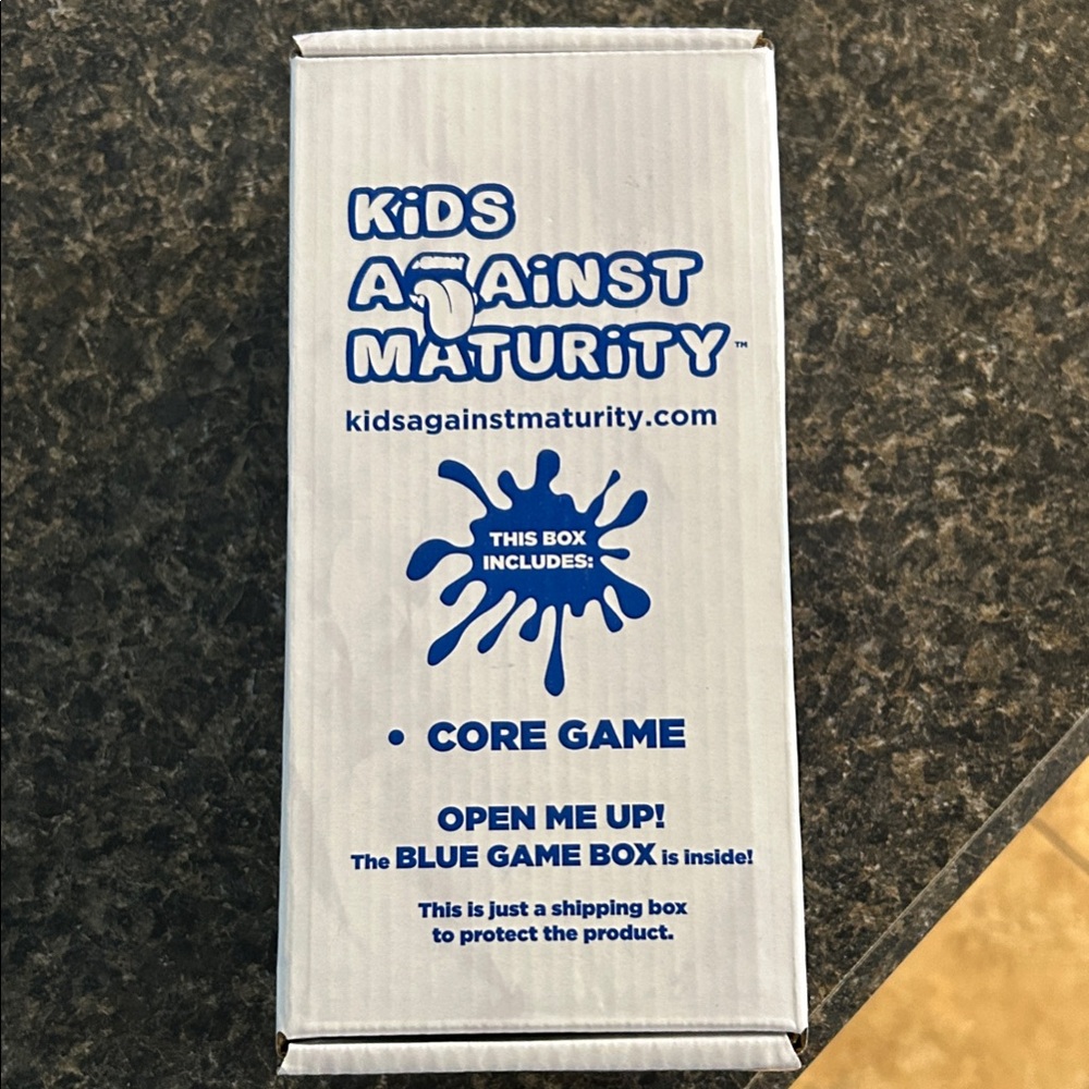 Kids against maturity game.